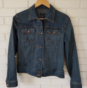 Ladies Izod Denim Jacket Sz Small